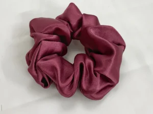 blush pink scrunchie
