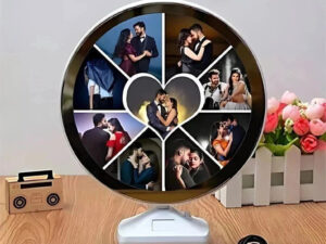 Magic mirror photo frame